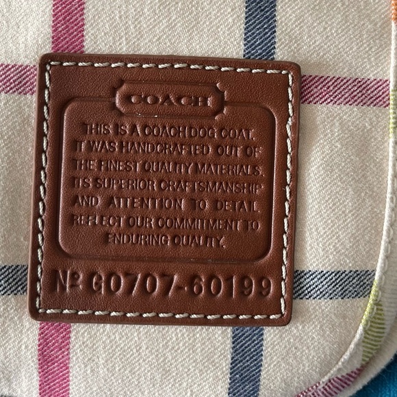 • Coach trench for dogs • Worn once • Size M /adjustable for S • - Picture 2 of 7